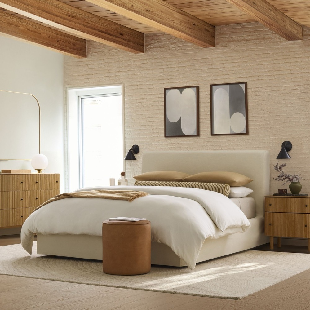 West elm european linen duvet + pillow case